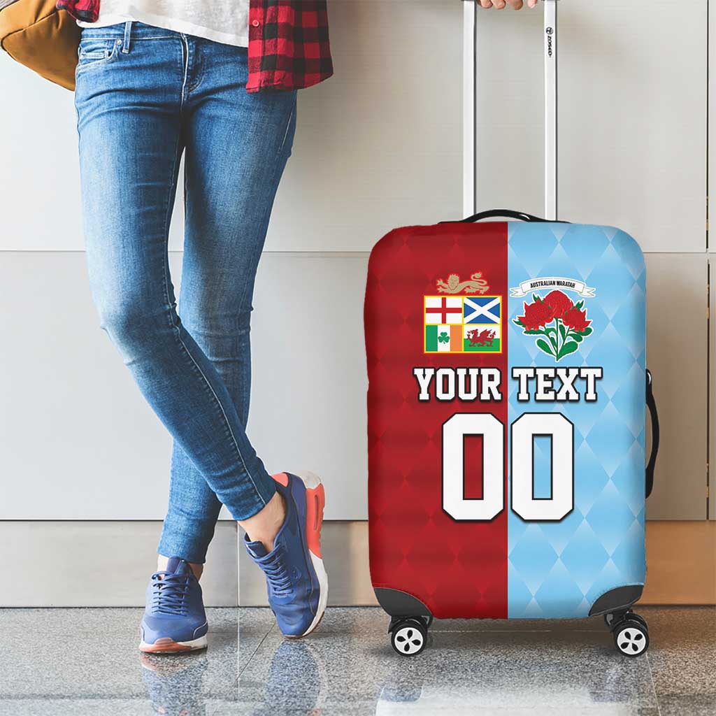 Custom British Lions Australia Waratahs Luggage Cover Sporty Style