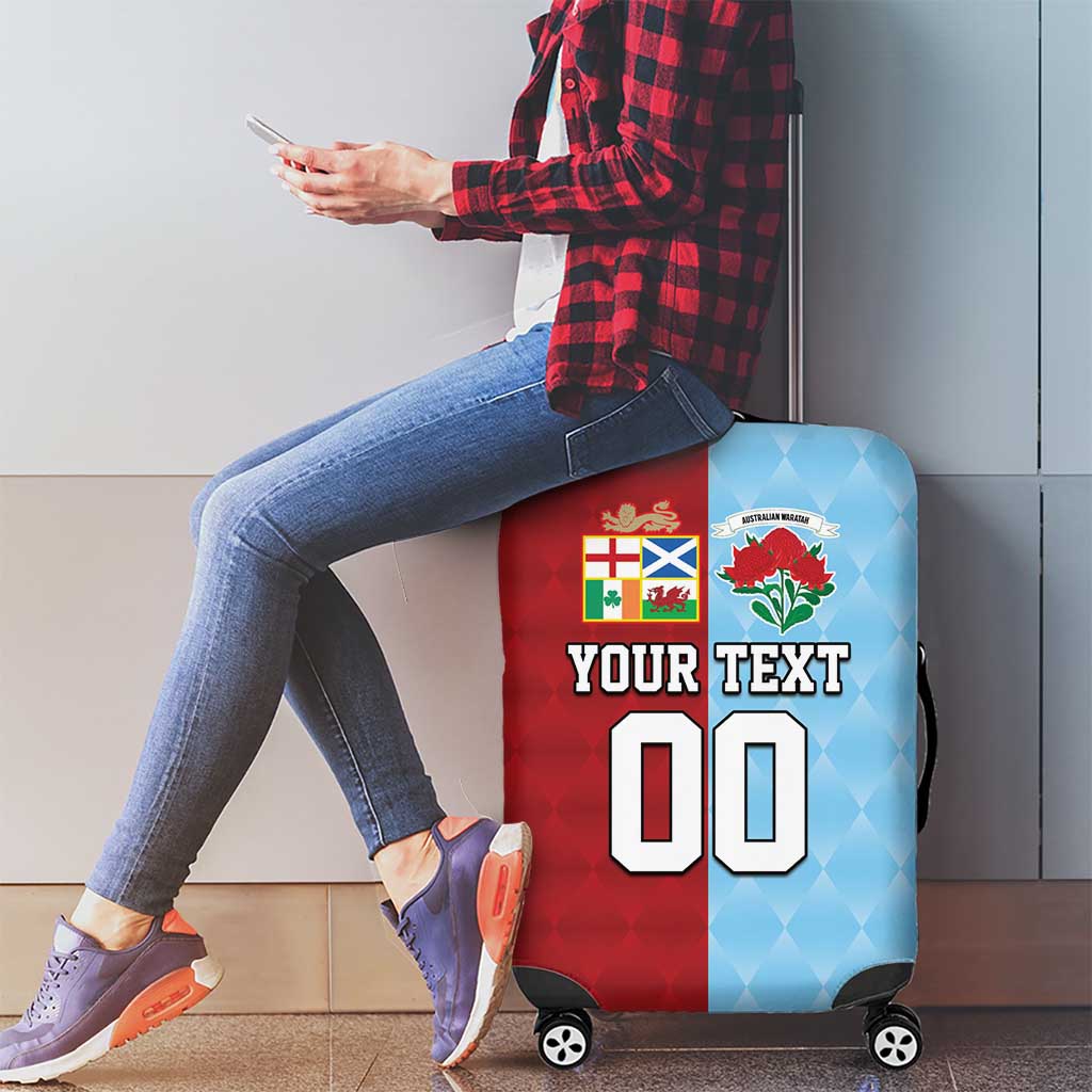 Custom British Lions Australia Waratahs Luggage Cover Sporty Style