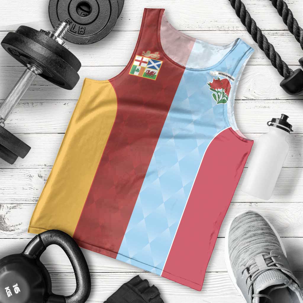 Custom British Lions Australia Waratahs Men Tank Top Sporty Style