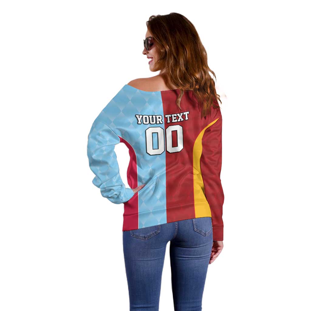 Custom British Lions Australia Waratahs Off Shoulder Sweater Sporty Style