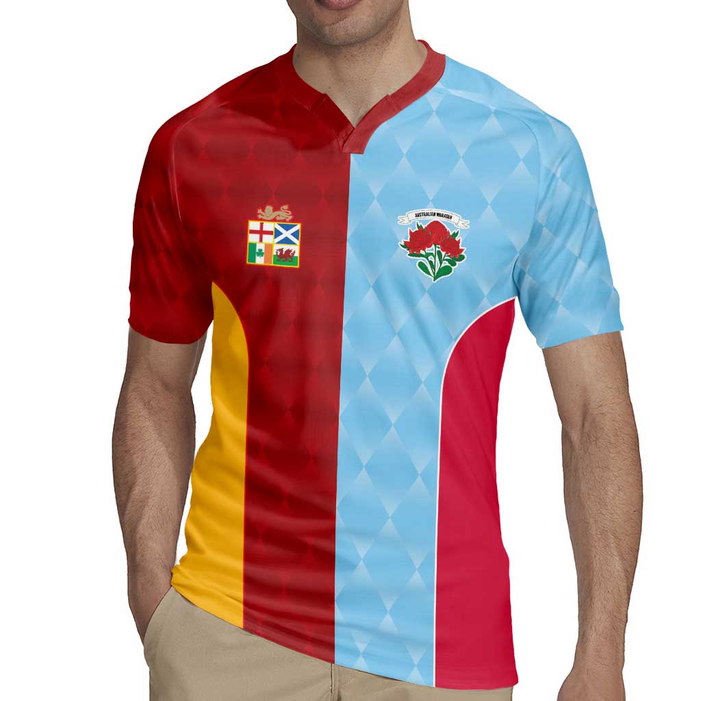 Custom British Lions Australia Waratahs Rugby Jersey Sporty Style