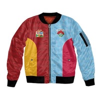 Custom British Lions Australia Waratahs Sleeve Zip Bomber Jacket Sporty Style
