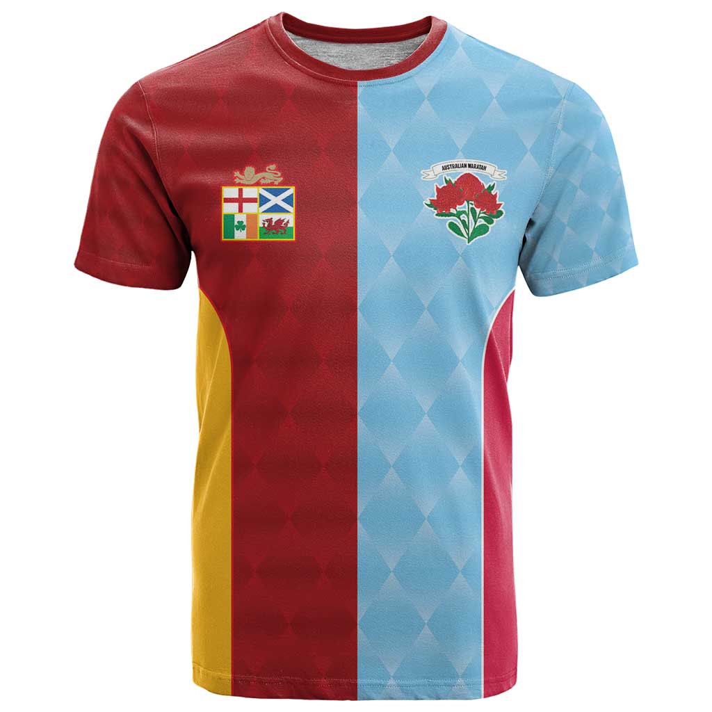 Custom British Lions Australia Waratahs T Shirt Sporty Style