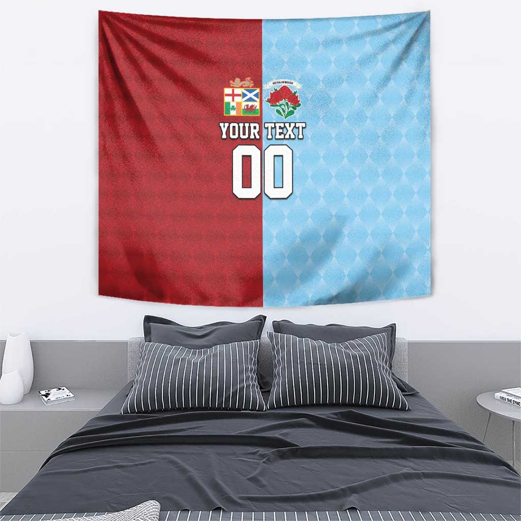 Custom British Lions Australia Waratahs Tapestry Sporty Style