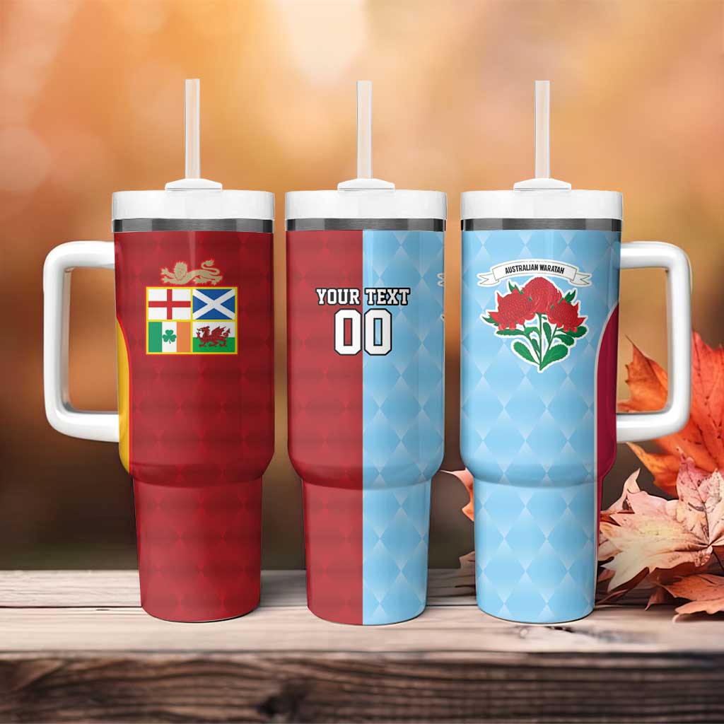 Custom British Lions Australia Waratahs Tumbler With Handle Sporty Style