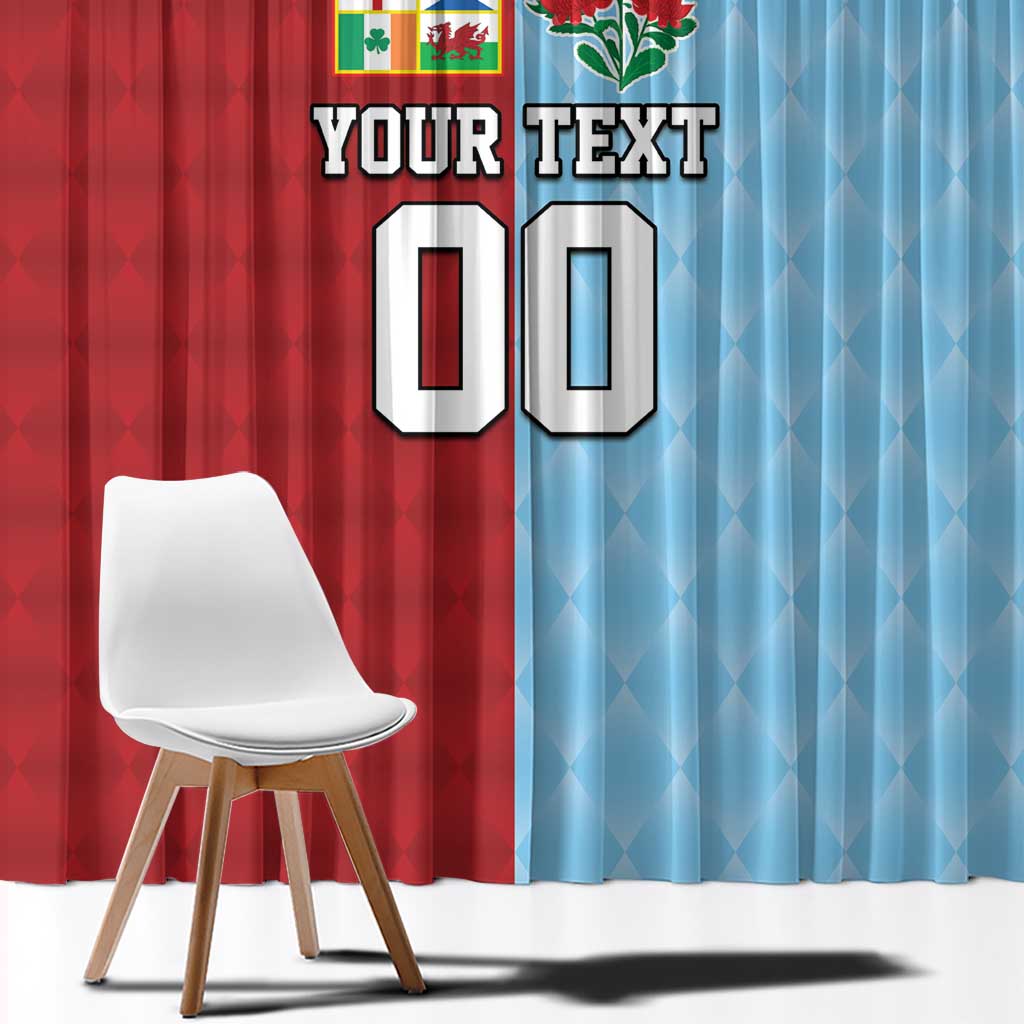 Custom British Lions Australia Waratahs Window Curtain Sporty Style