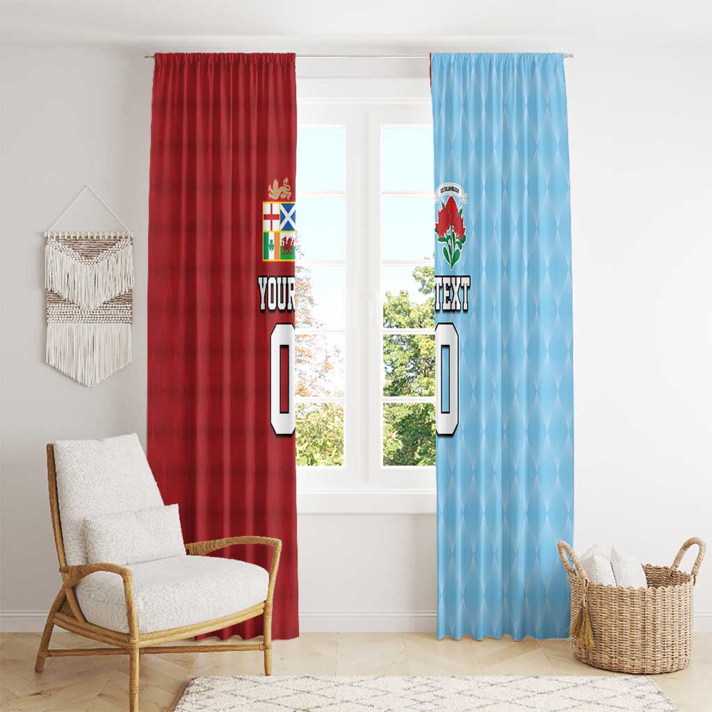 Custom British Lions Australia Waratahs Window Curtain Sporty Style