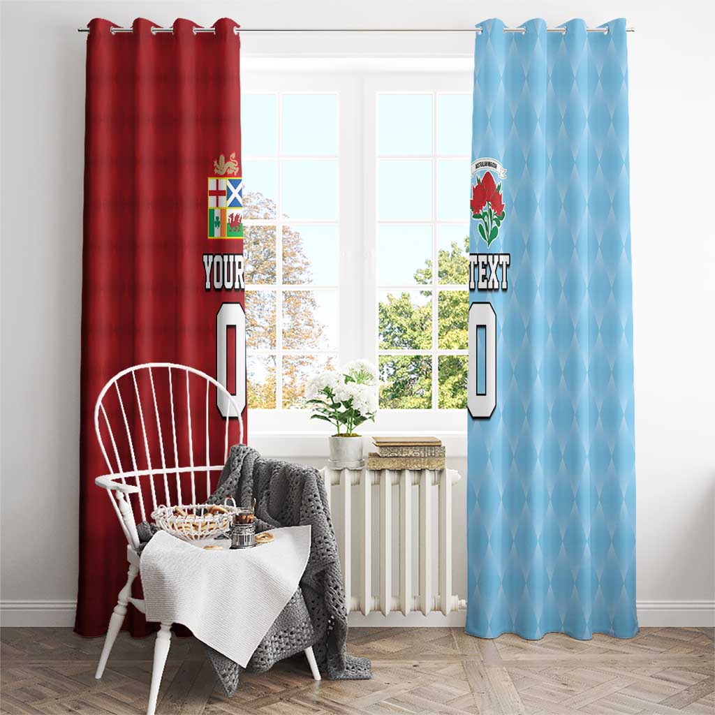 Custom British Lions Australia Waratahs Window Curtain Sporty Style