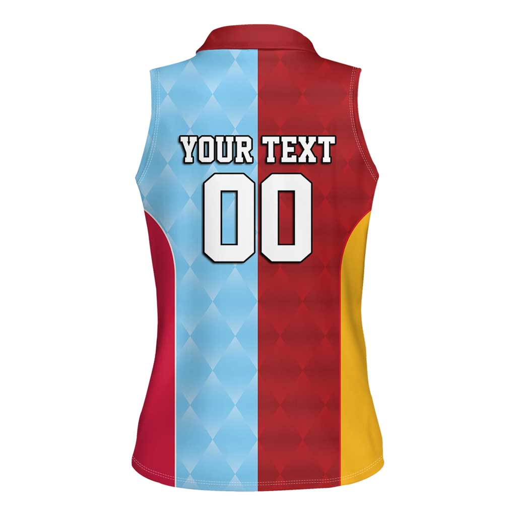 Custom British Lions Australia Waratahs Women Sleeveless Polo Shirt Sporty Style