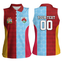 Custom British Lions Australia Waratahs Women Sleeveless Polo Shirt Sporty Style