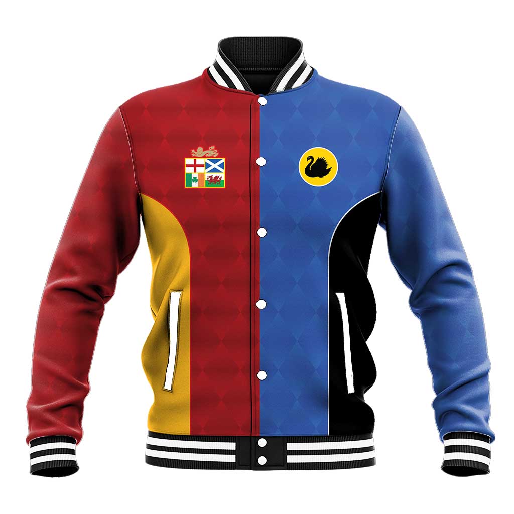 Custom British Lions Australia Western Force Baseball Jacket Sporty Style