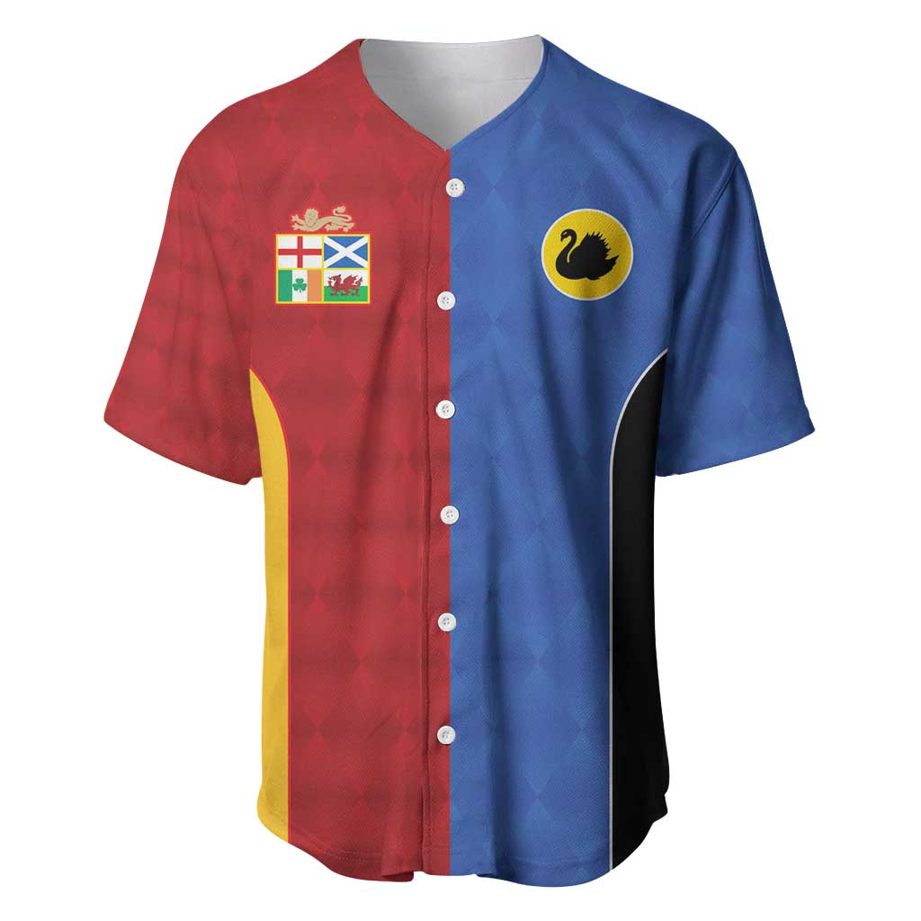 Custom British Lions Australia Western Force Baseball Jersey Sporty Style