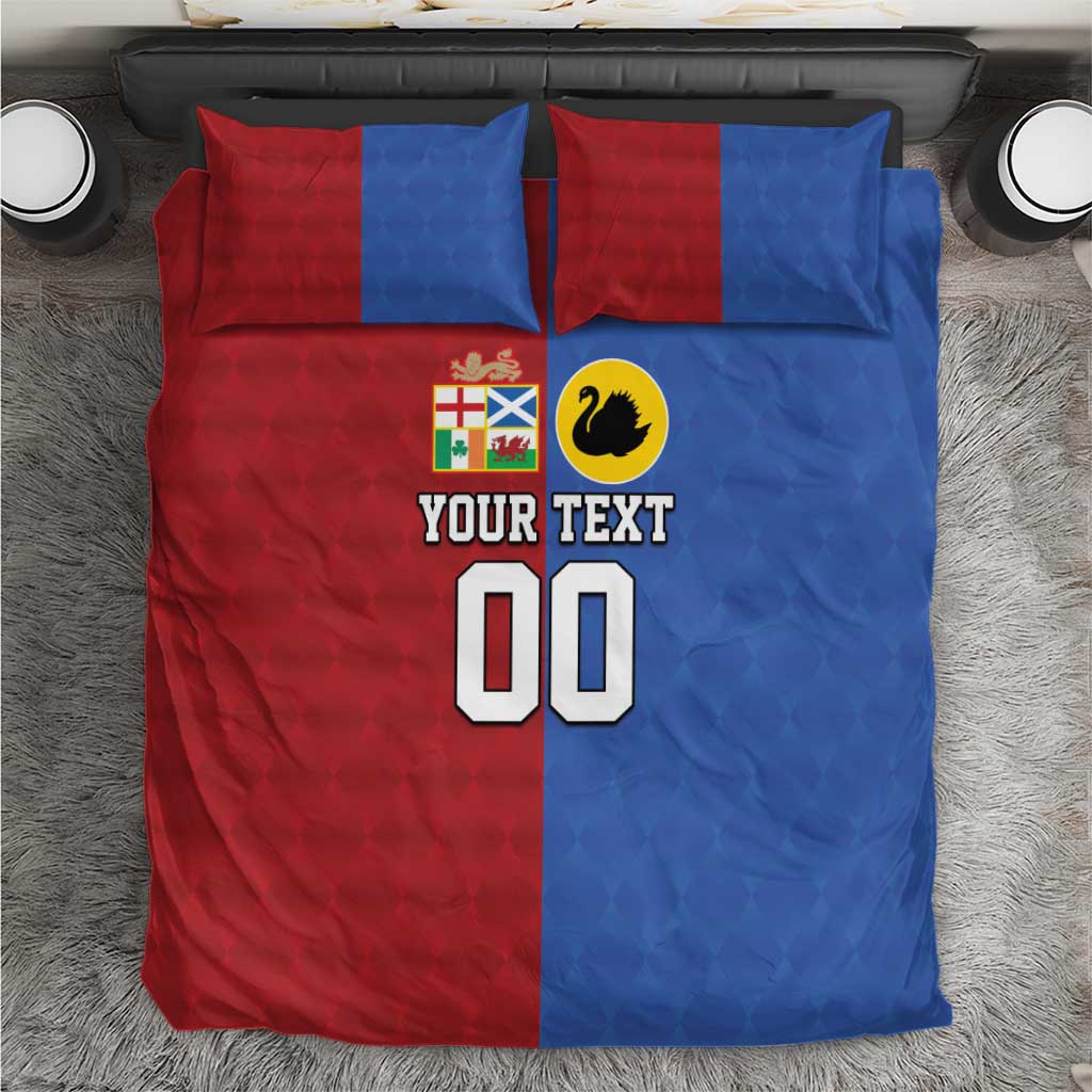 Custom British Lions Australia Western Force Bedding Set Sporty Style