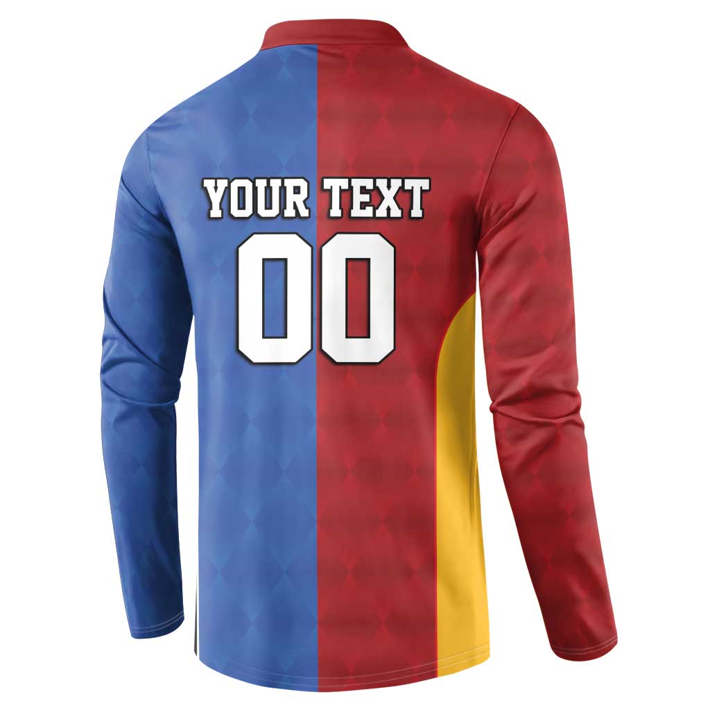 Custom British Lions Australia Western Force Button Sweatshirt Sporty Style