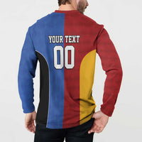 Custom British Lions Australia Western Force Button Sweatshirt Sporty Style