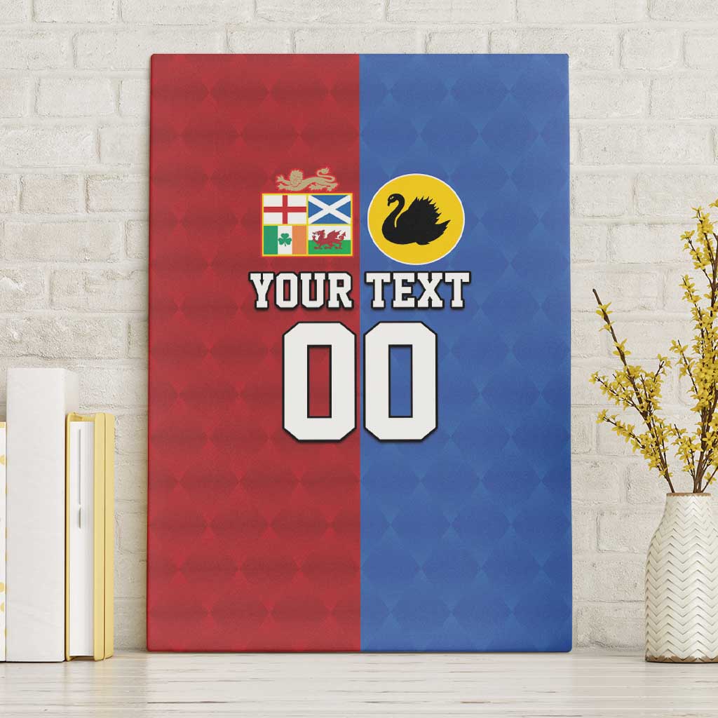 Custom British Lions Australia Western Force Canvas Wall Art Sporty Style