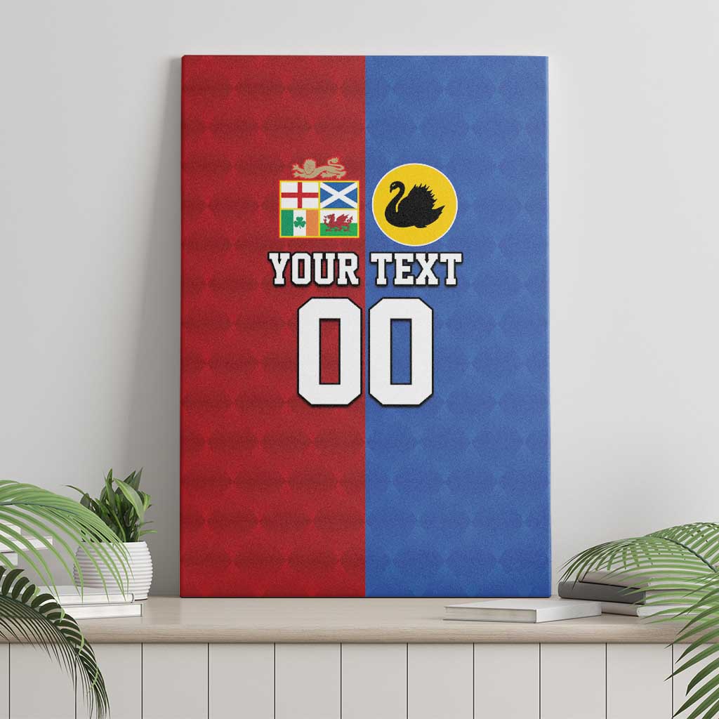 Custom British Lions Australia Western Force Canvas Wall Art Sporty Style