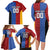 Custom British Lions Australia Western Force Family Matching Long Sleeve Bodycon Dress and Hawaiian Shirt Sporty Style