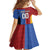 Custom British Lions Australia Western Force Family Matching Off The Shoulder Long Sleeve Dress and Hawaiian Shirt Sporty Style