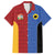 Custom British Lions Australia Western Force Family Matching Off The Shoulder Long Sleeve Dress and Hawaiian Shirt Sporty Style
