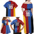 Custom British Lions Australia Western Force Family Matching Off Shoulder Maxi Dress and Hawaiian Shirt Sporty Style