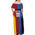 Custom British Lions Australia Western Force Family Matching Off Shoulder Maxi Dress and Hawaiian Shirt Sporty Style