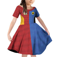 Custom British Lions Australia Western Force Family Matching Off Shoulder Short Dress and Hawaiian Shirt Sporty Style