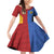 Custom British Lions Australia Western Force Family Matching Off Shoulder Short Dress and Hawaiian Shirt Sporty Style
