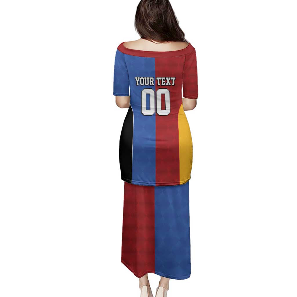 Custom British Lions Australia Western Force Family Matching Puletasi and Hawaiian Shirt Sporty Style