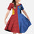 Custom British Lions Australia Western Force Family Matching Short Sleeve Bodycon Dress and Hawaiian Shirt Sporty Style