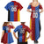 Custom British Lions Australia Western Force Family Matching Summer Maxi Dress and Hawaiian Shirt Sporty Style