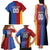 Custom British Lions Australia Western Force Family Matching Tank Maxi Dress and Hawaiian Shirt Sporty Style
