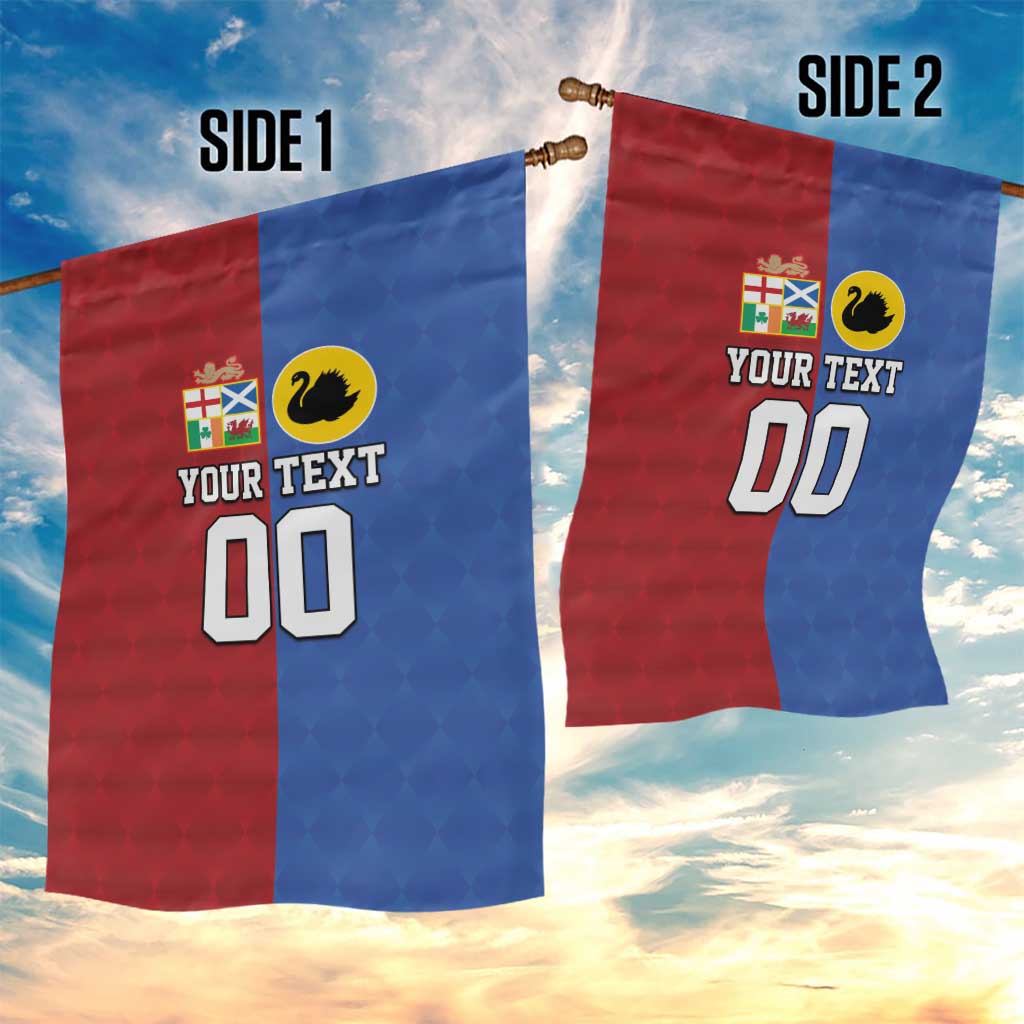 Custom British Lions Australia Western Force Garden Flag Sporty Style