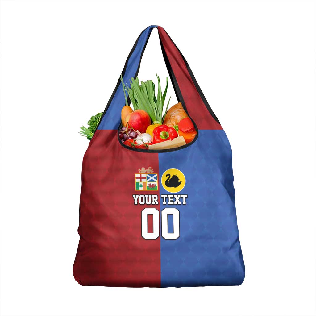 Custom British Lions Australia Western Force Grocery Bag Sporty Style