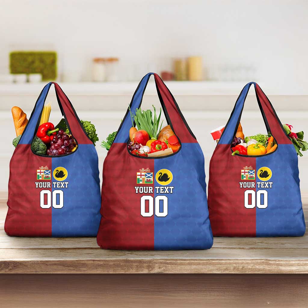 Custom British Lions Australia Western Force Grocery Bag Sporty Style