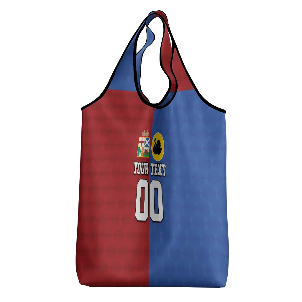 Custom British Lions Australia Western Force Grocery Bag Sporty Style