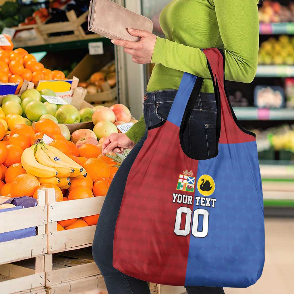 Custom British Lions Australia Western Force Grocery Bag Sporty Style