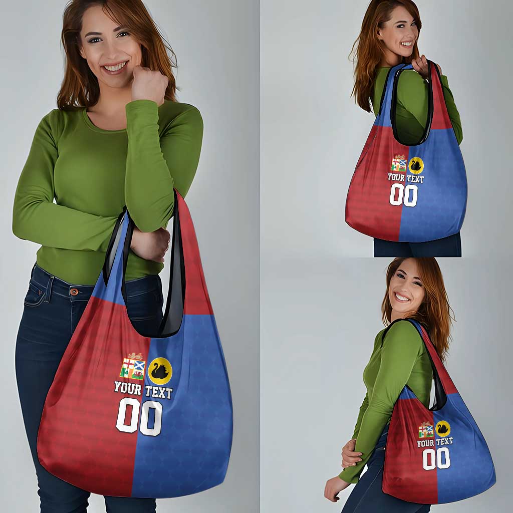 Custom British Lions Australia Western Force Grocery Bag Sporty Style