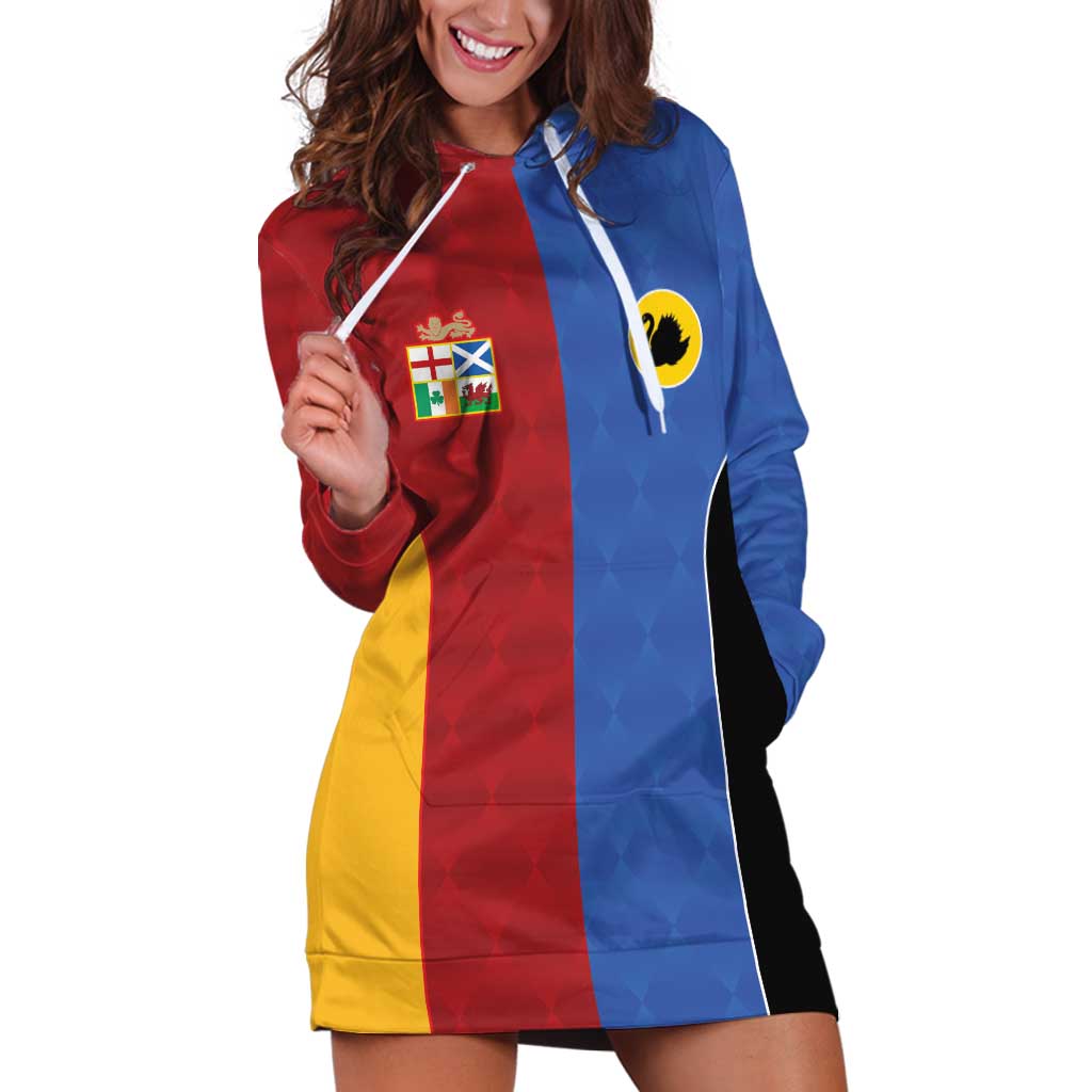 Custom British Lions Australia Western Force Hoodie Dress Sporty Style