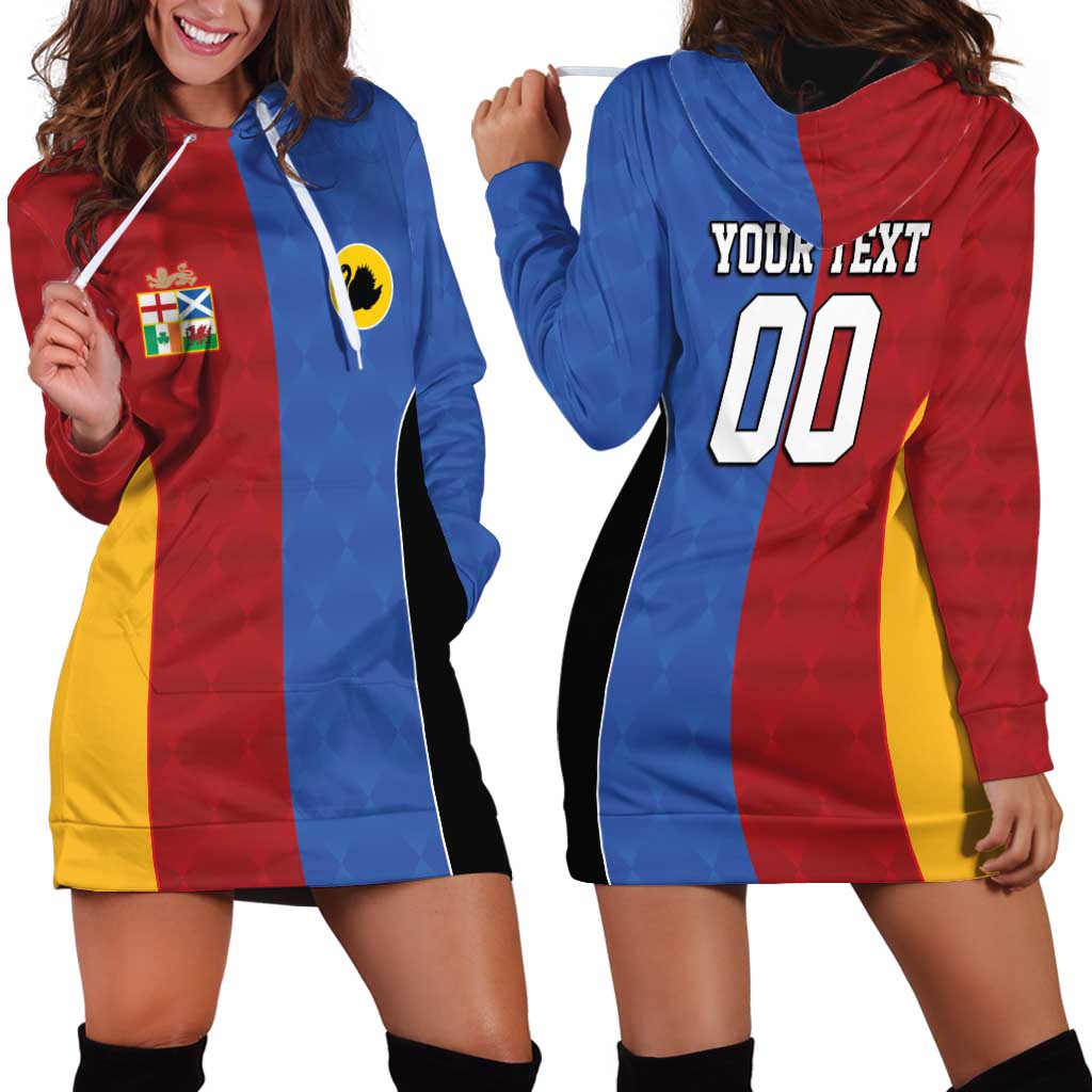 Custom British Lions Australia Western Force Hoodie Dress Sporty Style