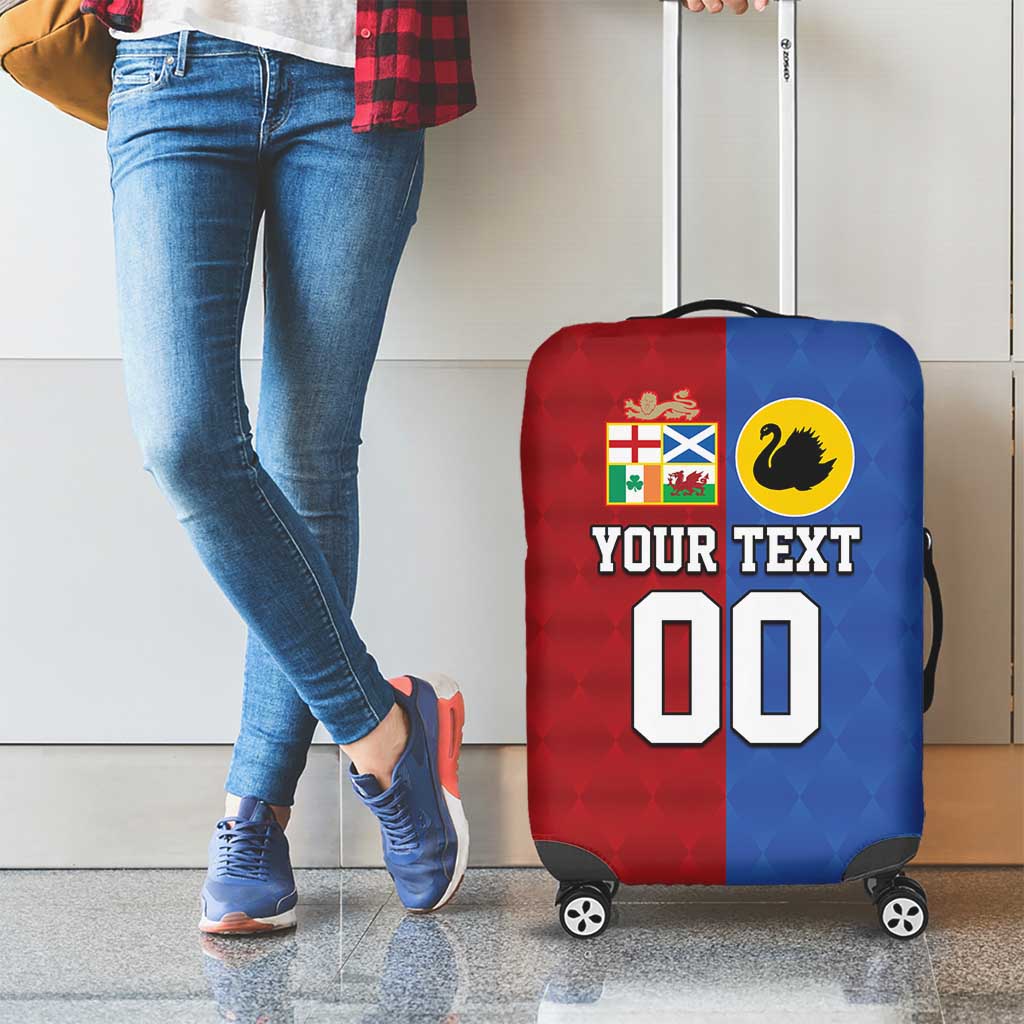 Custom British Lions Australia Western Force Luggage Cover Sporty Style