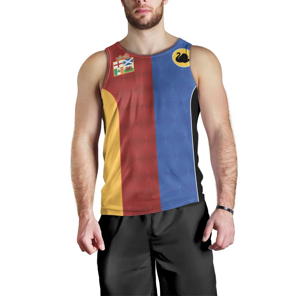 Custom British Lions Australia Western Force Men Tank Top Sporty Style