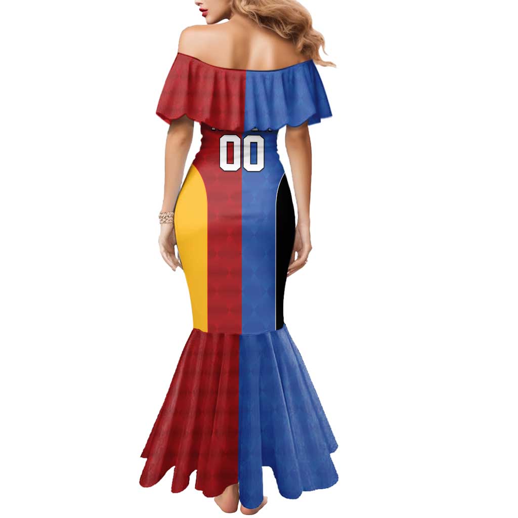 Custom British Lions Australia Western Force Mermaid Dress Sporty Style