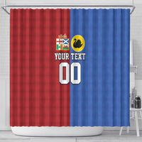 Custom British Lions Australia Western Force Shower Curtain Sporty Style