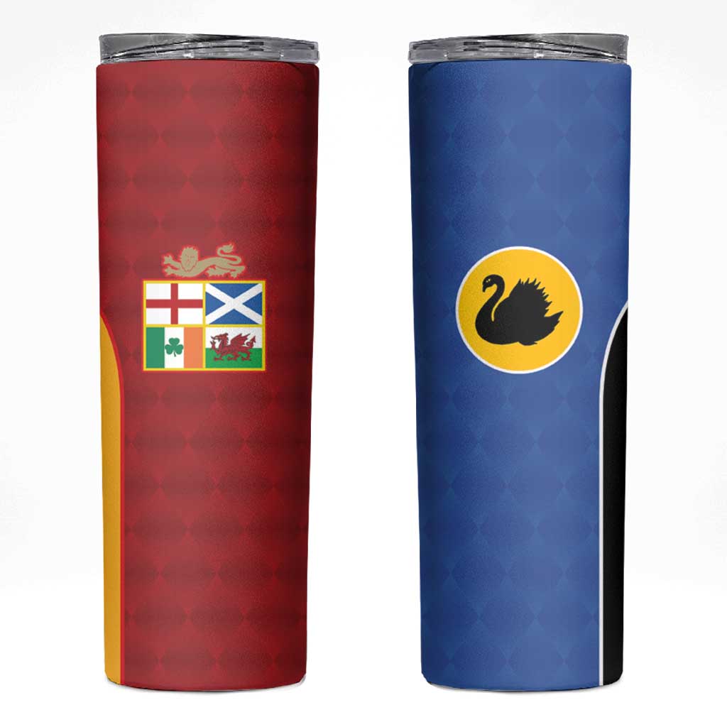 Custom British Lions Australia Western Force Skinny Tumbler Sporty Style