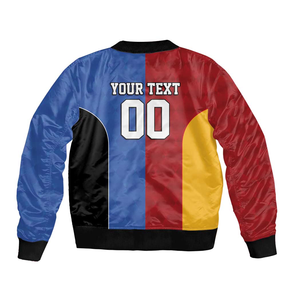 Custom British Lions Australia Western Force Sleeve Zip Bomber Jacket Sporty Style