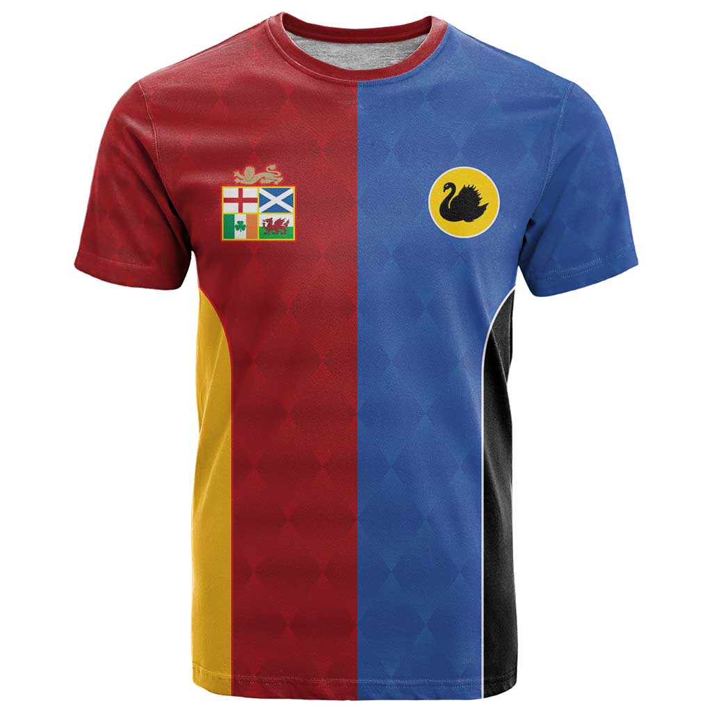 Custom British Lions Australia Western Force T Shirt Sporty Style