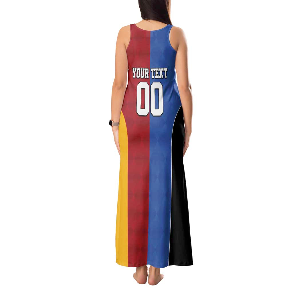 Custom British Lions Australia Western Force Tank Maxi Dress Sporty Style
