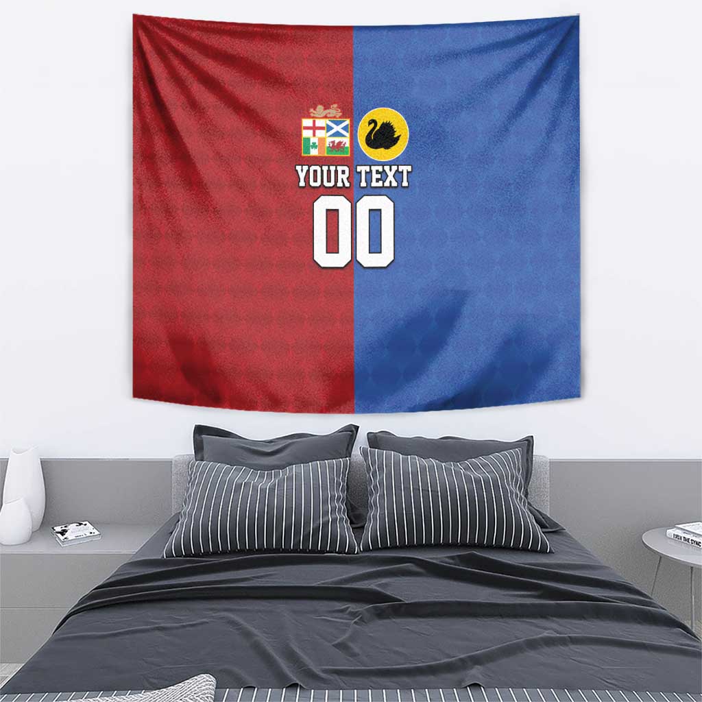 Custom British Lions Australia Western Force Tapestry Sporty Style