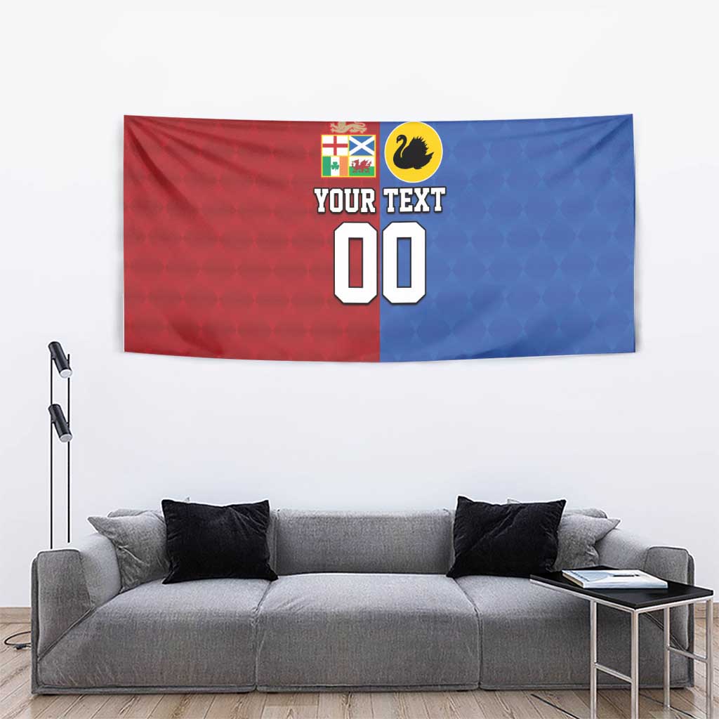 Custom British Lions Australia Western Force Tapestry Sporty Style